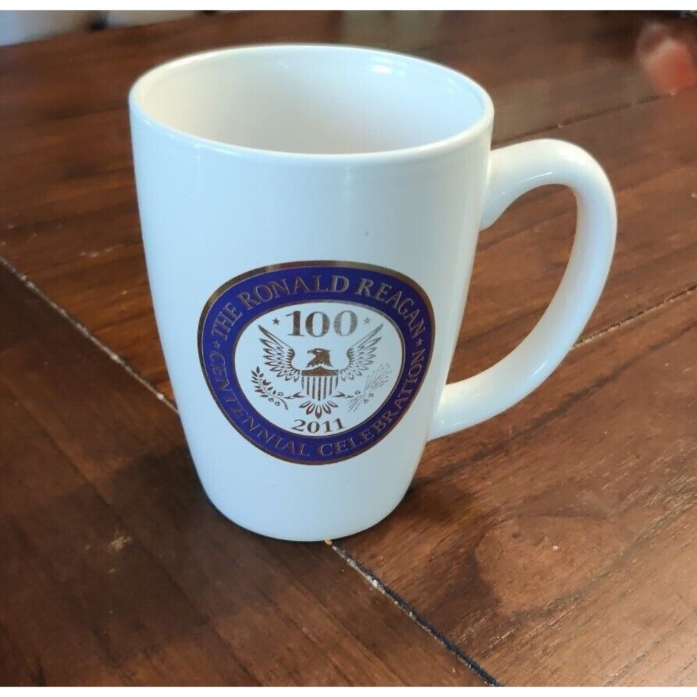 President Ronald Reagan Centennial Celebration 100 Coffee Mug Cup 2011 12 Oz